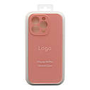 Чохол Silicone Case Full Size with Frame для iPhone 16 Pro Max Колір 06.Light Pink, фото 10