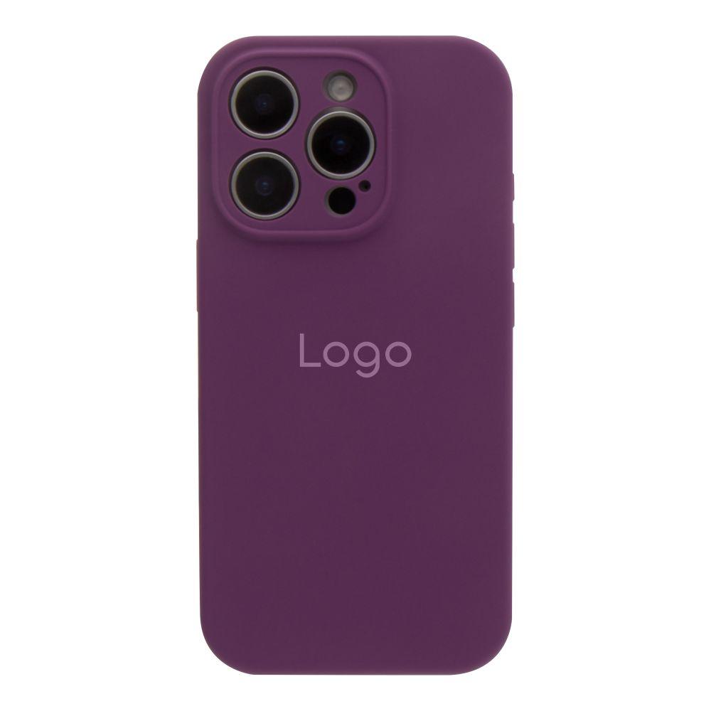 Чохол Silicone Case Full Size with Frame для iPhone 16 Pro Max Колір 43.Grape
