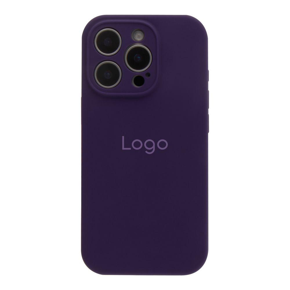 Чохол Silicone Case Full Size with Frame для iPhone 16 Pro Колір 78.Amethyst
