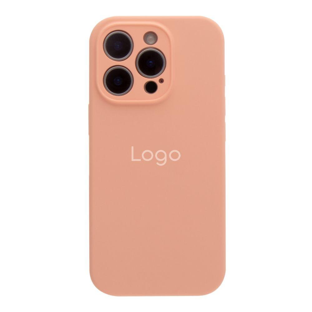 Чохол Silicone Case Full Size with Frame для iPhone 16 Pro Колір 67.Grapefruit