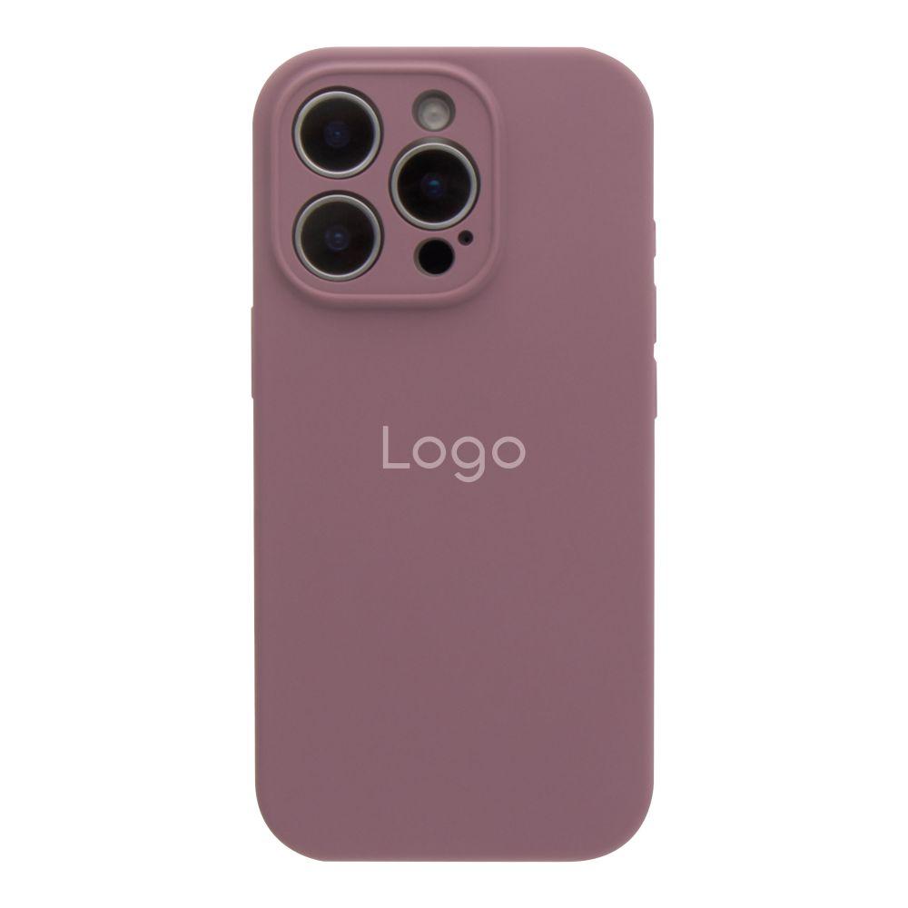 Чехол Silicone Case Full Size with Frame для iPhone 16 Pro Max Цвет 68.Blackcurrant