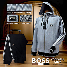 Качественный мужской спортивный костюм Boss (Турция), фото 4