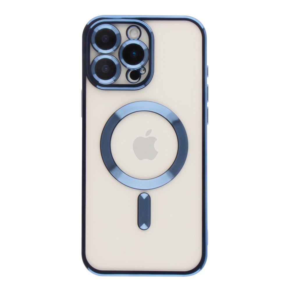 Чохол TPU Metallic Full Camera with Magsafe для iPhone 16 Pro Max Колір Blue