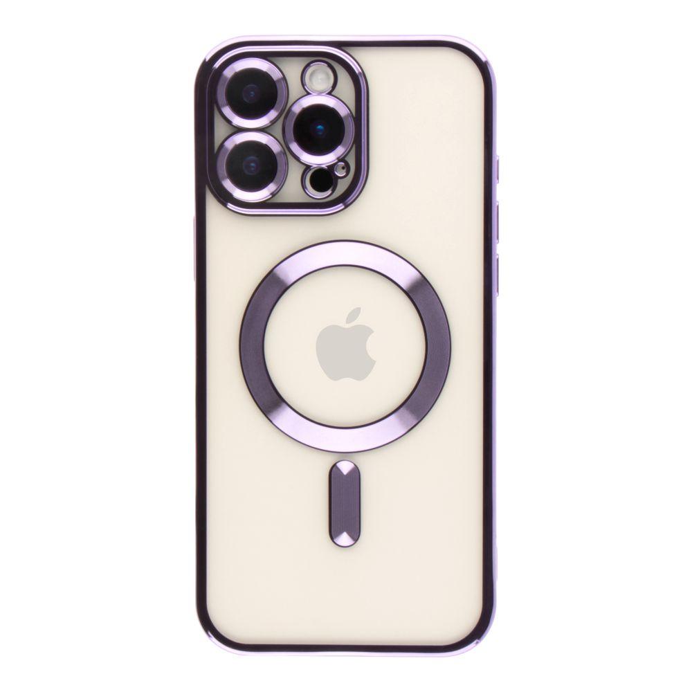 Чохол TPU Metallic Full Camera with Magsafe для iPhone 16 Pro Max Колір Dark Purple