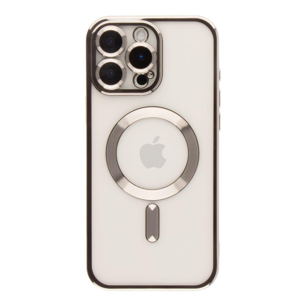 Чохол TPU Metallic Full Camera with Magsafe для iPhone 16 Pro Max Колір Titan