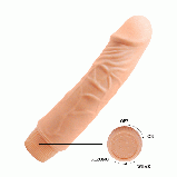 Мультишвидкісний вібратор фаллоімітатор Barbara 7.6", фото 8