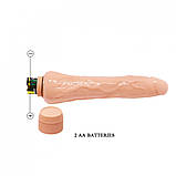 Мультишвидкісний вібратор фаллоімітатор Barbara 9.8", фото 3