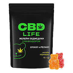 Желейні Ведмедики з CBD (канабідіол), 40 г, CBD Life