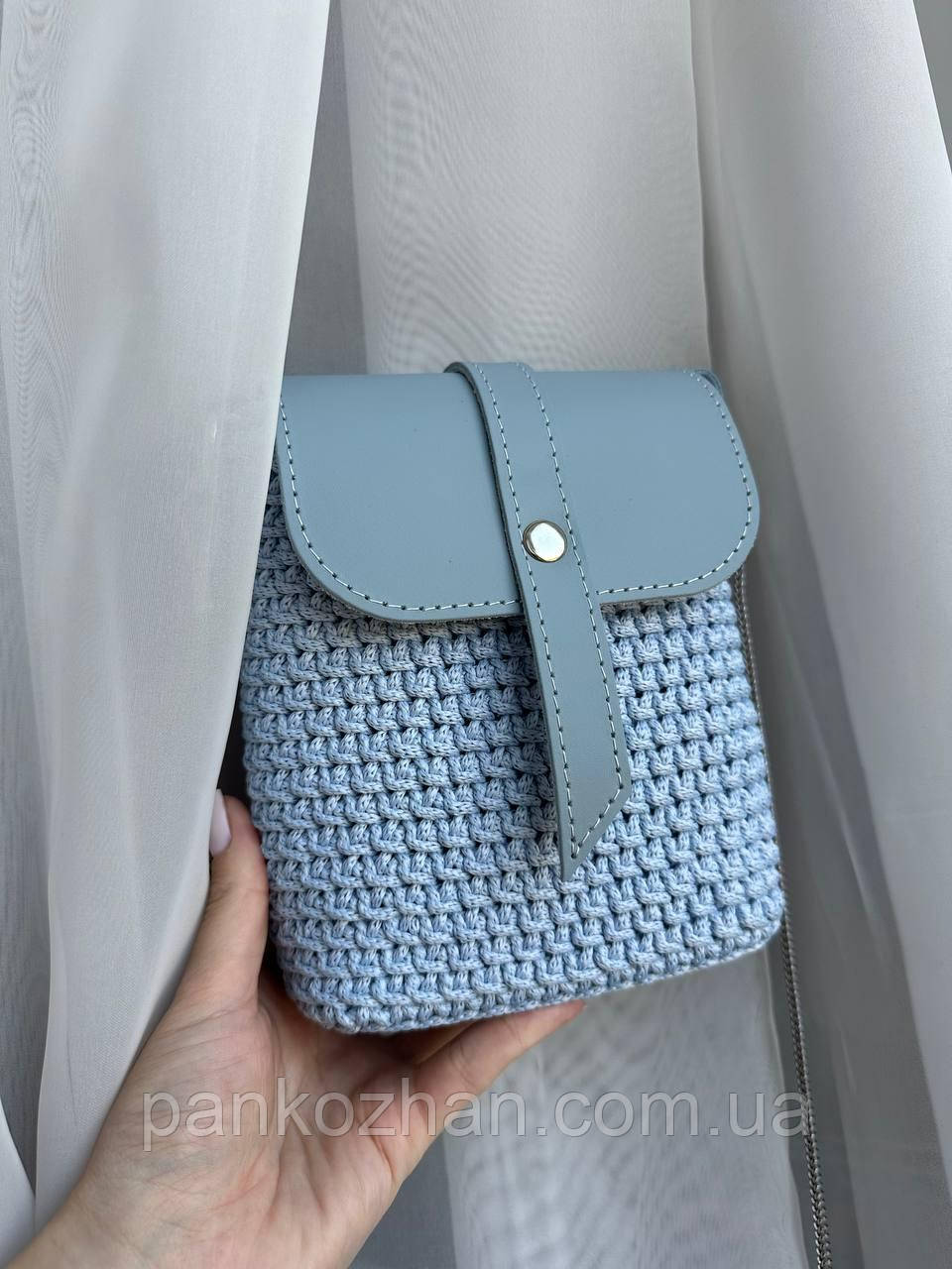 Набір шкіряної фурнітури для МК Mini Bag, натуральна шкіра, фото 1