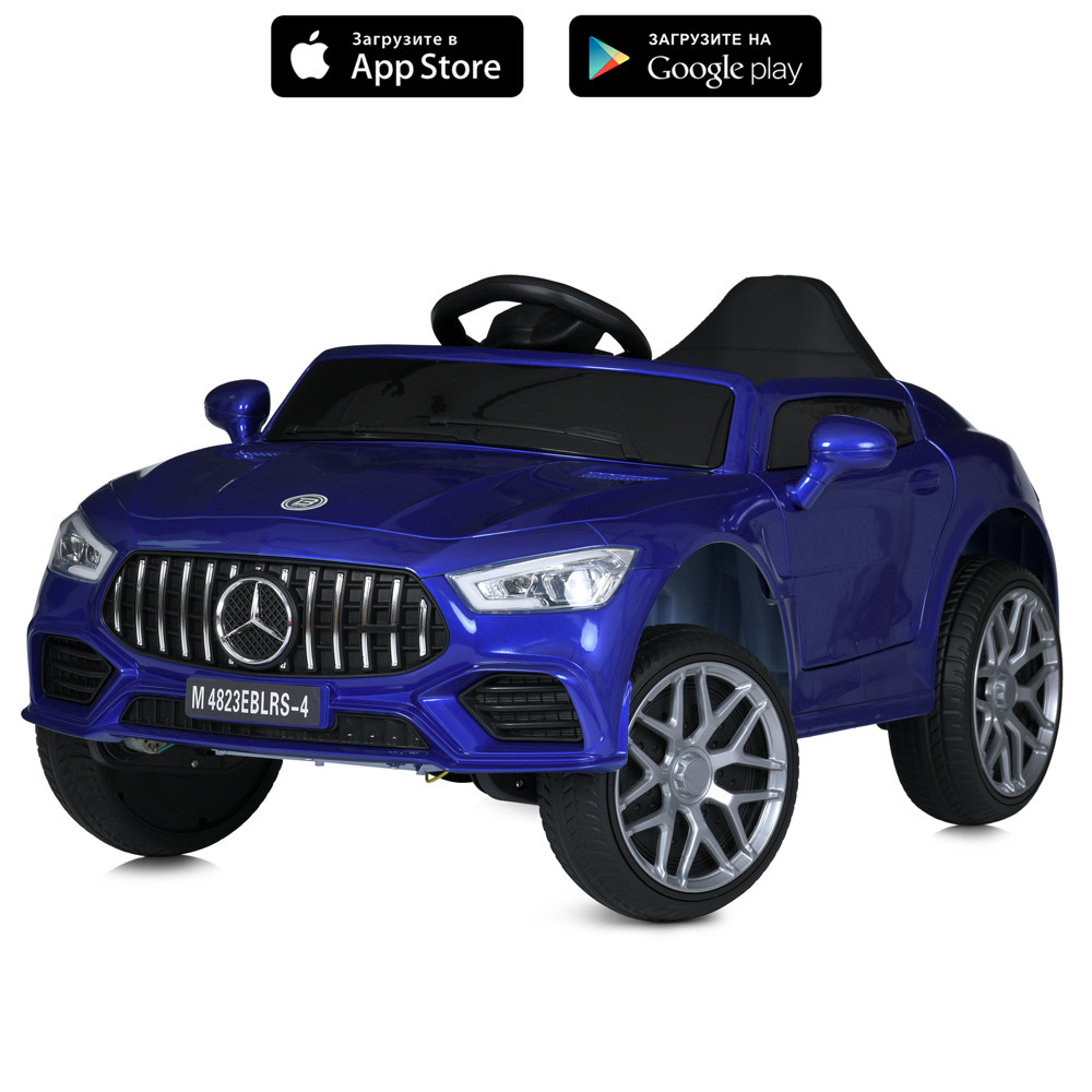 Дитячий електромобіль MERCEDES (Bambi), синій в авто фарбуванні