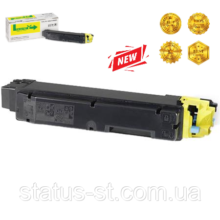 Картридж Kyocera ECOSYS TK-5140 Yellow для принтера P6130, M6030, 6530 аналог, фото 1