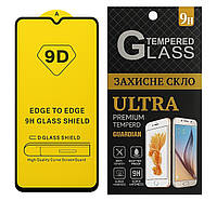 Захисне скло для Xiaomi Redmi 9A / 9AT / 9C / 10A з чорною рамкою