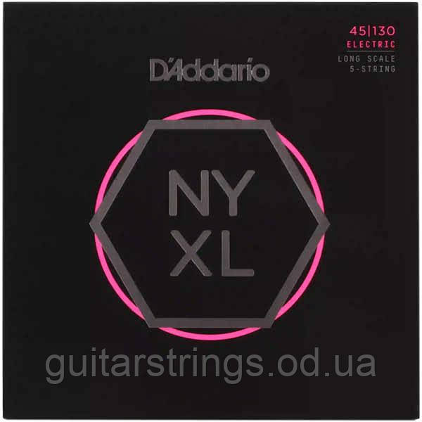Струны D'Addario NYXL45130 5-String Nickel Wound NY Steel Core Regular Light 45-130