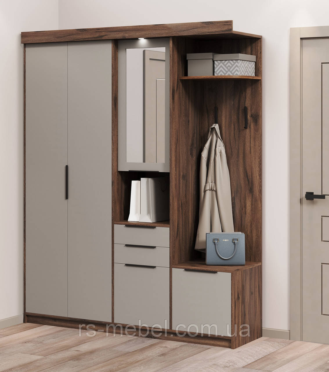 Передпокій "Силует-2 дуб ліворно" (Світ Меблів), фото 1