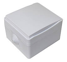 Вимикач 1кл накладний вологозахищений IP54 білий Techno Systems