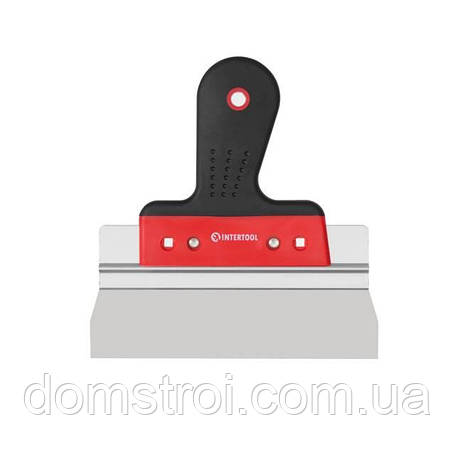 Шпатель фасадний з нержавіючої сталі PROFI INTERTOOL (KT-2680) 200 мм, фото 1