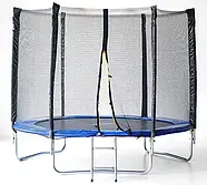 Батут SkyJump 252 см + зовнішня сітка та сходи (посилений 180 кг)., фото 3