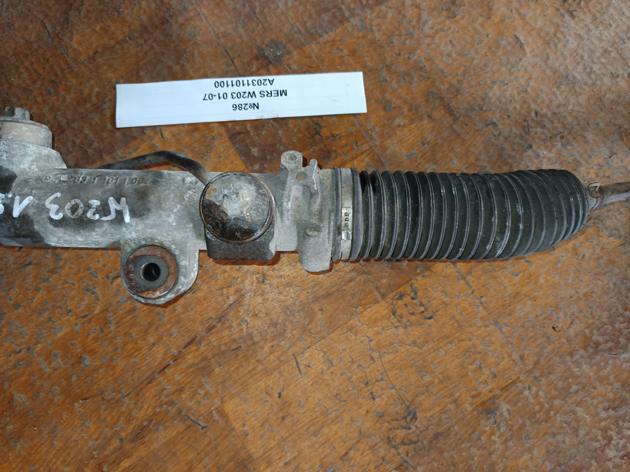 №286 Кермова рейка A2031101100 для Mercedes W203 01-07