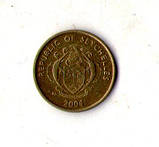 Сейшельські острови 1 цент 2004 рік №2109, фото 3