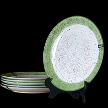 Сервіз Ardesto Siena 30 предметів SWG біло-зелений, фото 5