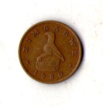 Зімбабве 1 цент, 1980-1988 Бронза, 3.1g, ø 18.45mm №2129