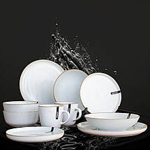 Сервіз Ardesto Apulia Grey 24 предмети Сірий, фото 3