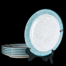 Сервіз Ardesto Siena 10 предметів SWB  біло-блакитний, фото 5