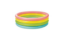 Надувний басейн для дітей 168х46 см Intex 56441 "Веселка", 4 кільця, круглий, об'єм: 780 л