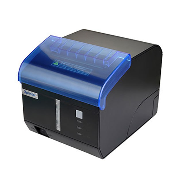 Принтер чеків Xprinter КУХОННИЙ XP-C260M WIFI з дзвінком та світло індикацією Wi-Fi+Ethernet+USB 80мм, обріз, чорний