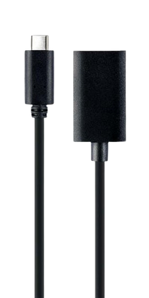 Адаптер Cablexpert USB Type-C - DisplayPort 0.15м Black (A-CM-DPF-02), фото 1