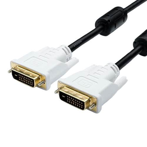 Кабель ATcom DVI - DVI 3м Black/White (9148)