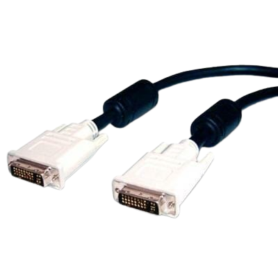Кабель ATcom DVI - DVI 10м Black/White (10702)