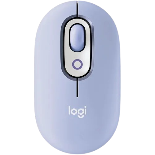 Миша бездротова Logitech Pop Mouse with Emoji Lilac (910-007414)
