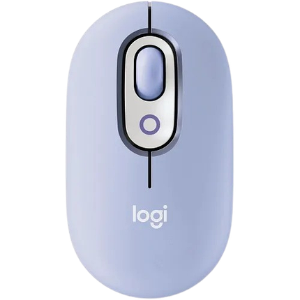 Миша бездротова Logitech Pop Mouse with Emoji Lilac (910-007414), фото 1