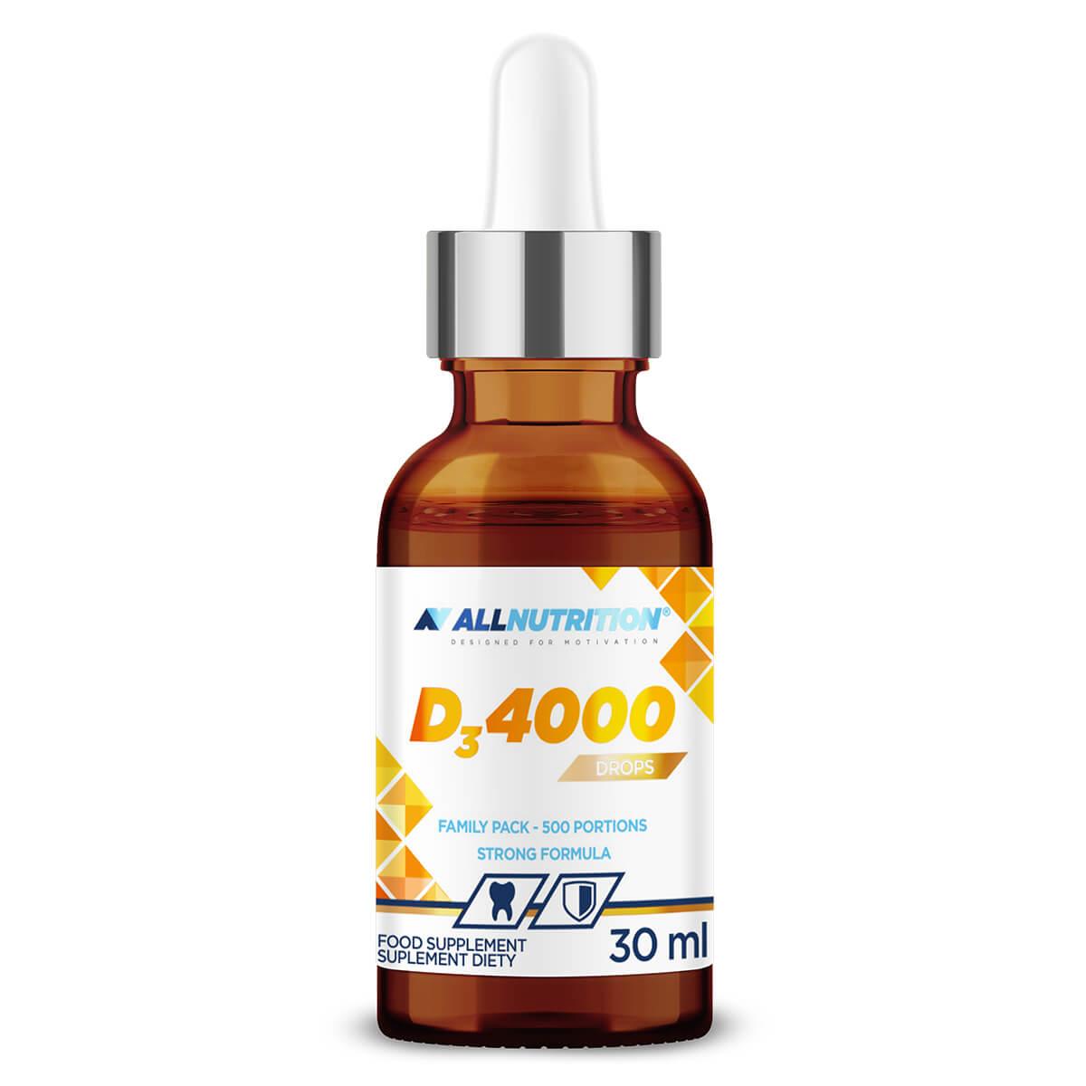 Вітамін Д3 в краплях AllNutrition D3 4000 30 мл (500 порц.)