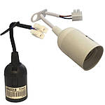 Пластикові патрони Е27 з шнуром