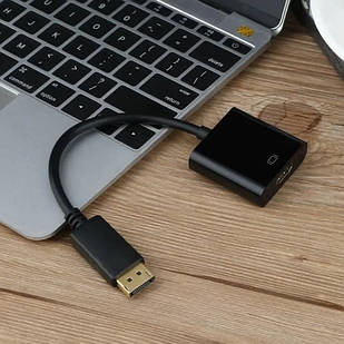Конвертер HDMI на VGA Чорний