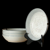 Сервіз Ardesto Siena 30 предметів SW біло-сірий, фото 5