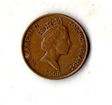Соломонові острови 1 цент 2005 рік №1928, фото 3