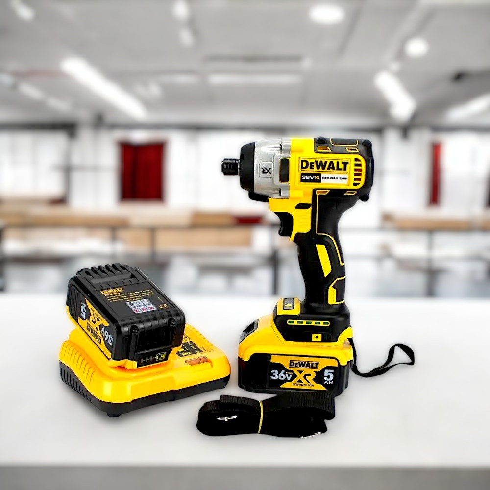 Гайкокрут безщітковий DeWalt DCF887N 36V 5AH Гайковерт акумуляторний з регулятором Деволт Потужний гайковерт