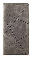 Чохол книжка Business Leather для Samsung Galaxy A16 / A165 на магніті з підставкою сірий