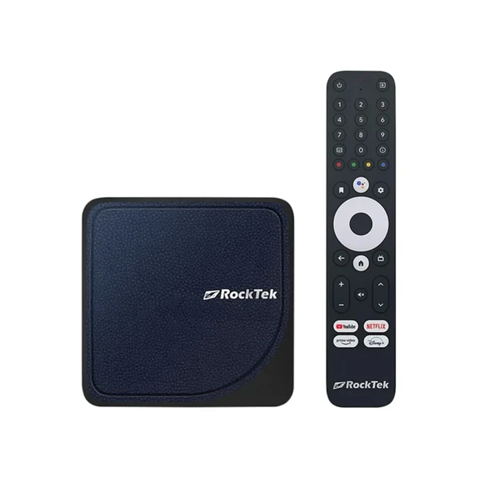 Смарт приставка Rocktek G2 Android TV з сертифікацією Google і Netflix