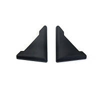 Захист кутів дверей 2шт чорні посилені 45х58х47 мм гума (на скотчі)