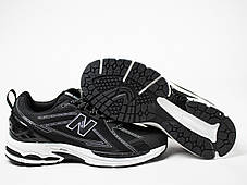 Чоловічі кросівки New Balance 1906R Black чорні з білим, фото 4