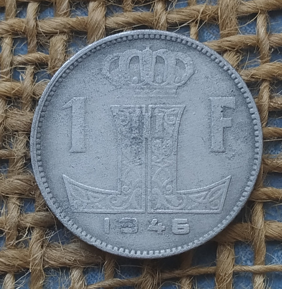 1 франк 1946 року. Бельгiя