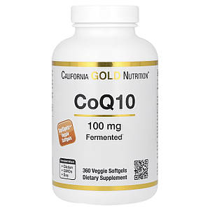 Коензим Q10 California Gold Nutrition CoQ10 100 мг 360 капс.