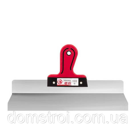Шпатель фасадний з нержавіючої сталі PROFI INTERTOOL (KT-2640) 400 мм, фото 1