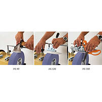 Пристосування Scheppach для заточування різальних інструментів сокир, ножів, ножиць на точильно-шліфував. верстатах, фото 3