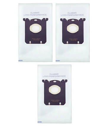 Мішки для бази самоочистки Philips HomeRun Series 2000 XU2000/10 XU2100/20 / Series 3000 XU3000/01 XU3110/02 XU3100/01 3шт, фото 1