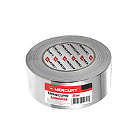 Скотч фольгований 48 мм 50 м алюмінієвий Mercury